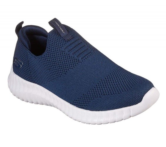Chlapecké Mokasíny Skechers Elite Flex - Wasick Tmavě Blankyt | TYVBRDM-85