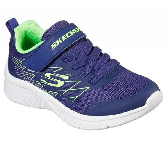 Chlapecké Tenisky Skechers Microspec - Texlor Tmavě Blankyt Zelene | AGJQWKR-38