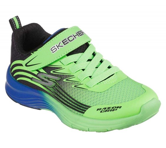 Chlapecké Tenisky Skechers Razor Grip Zelene Černé | MNGCXQA-31