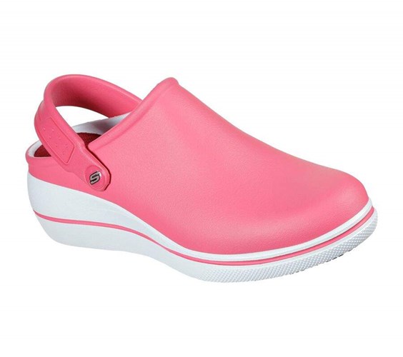Dámské Bezpečnostní Boty Skechers Amreli Růžové Bílé | JQGBVKH-51