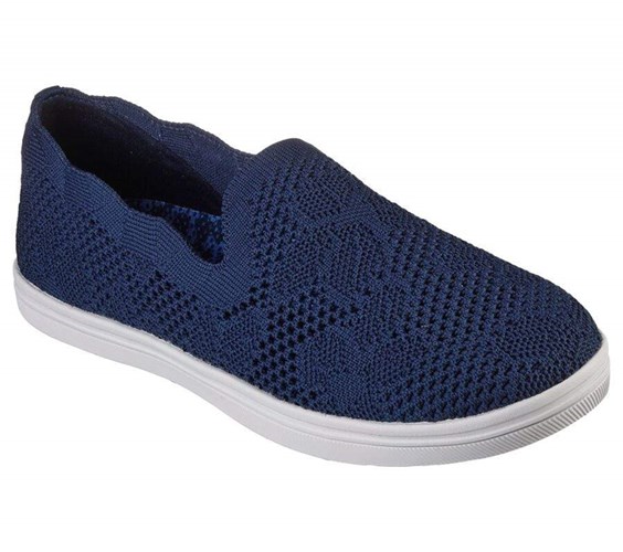 Dámské Flats Skechers Cleo Cup - Flower Winds Tmavě Blankyt | TSOUMXJ-39