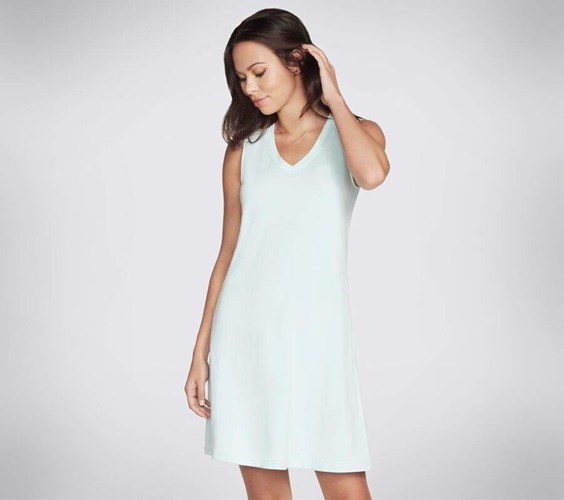 Dámské Šaty Skechers Apparel Day Off V-Neck Světle Tyrkysové | UYDICLB-87