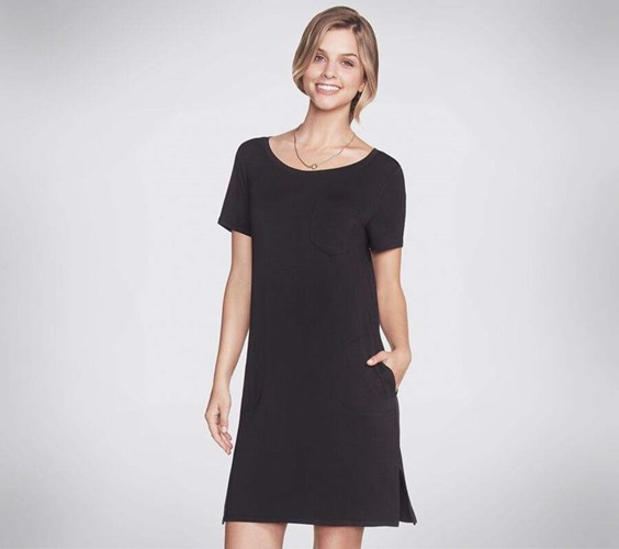 Dámské Šaty Skechers Apparel Renewal T-Shirt Černé | QUYGKSV-15