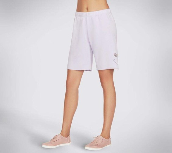 Dámské Šortky Skechers BOBS Happy Paws Furmuda Levandule | PXWTEAQ-14