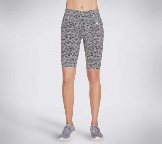 Dámské Šortky Skechers BOBS Heart Eyes Bike Leopard | CRIEOAV-65