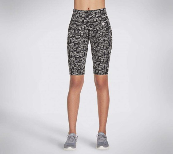 Dámské Šortky Skechers BOBS Heart Eyes Bike Černé Béžový | OPXKSHT-26