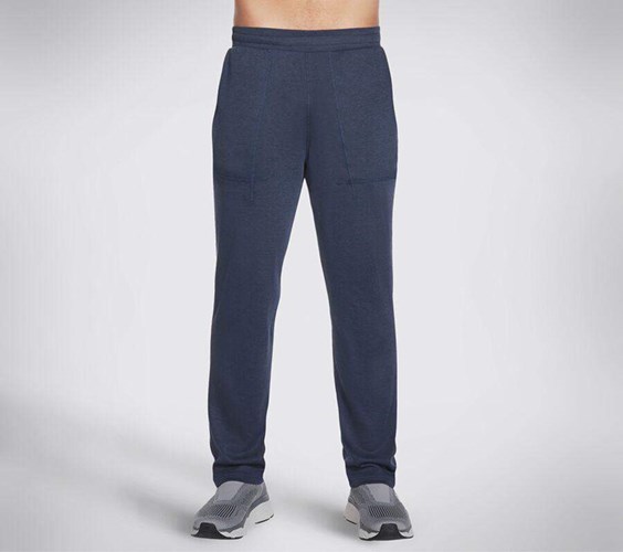 Pánské Kalhoty Skechers GOknit Pique Lounge Tmavě Blankyt | HEGZQKI-43