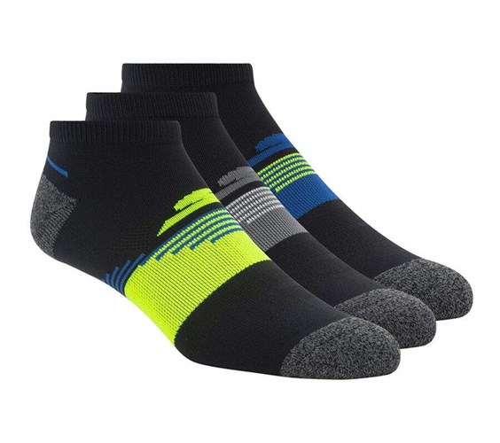 Pánské Ponožky Skechers Low Cut Ankle - 3 Pack Černé | QBCJRIM-98